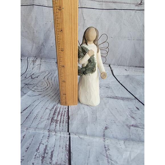 Vintage Willow Tree Angel Of Winter Demdaco 2001 Susan Lordi Wreath - Picture 3 of 8
